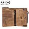 BUFF CAPTAIN 013 RFID Anti-theft Detachable Retro Leather Wallet with Multiple Dard Dlots