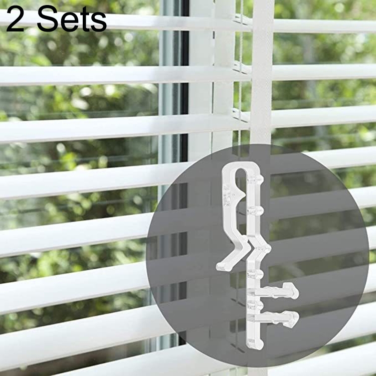 2 Sets 2.0 Inch Venetian blinds Baffle Sequins Lacing Film