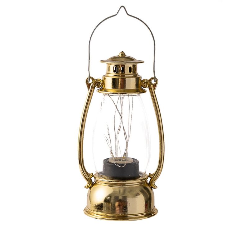 Retro Lantern Table Decoration Christmas Scene Decoration Simulation Oil Lamp