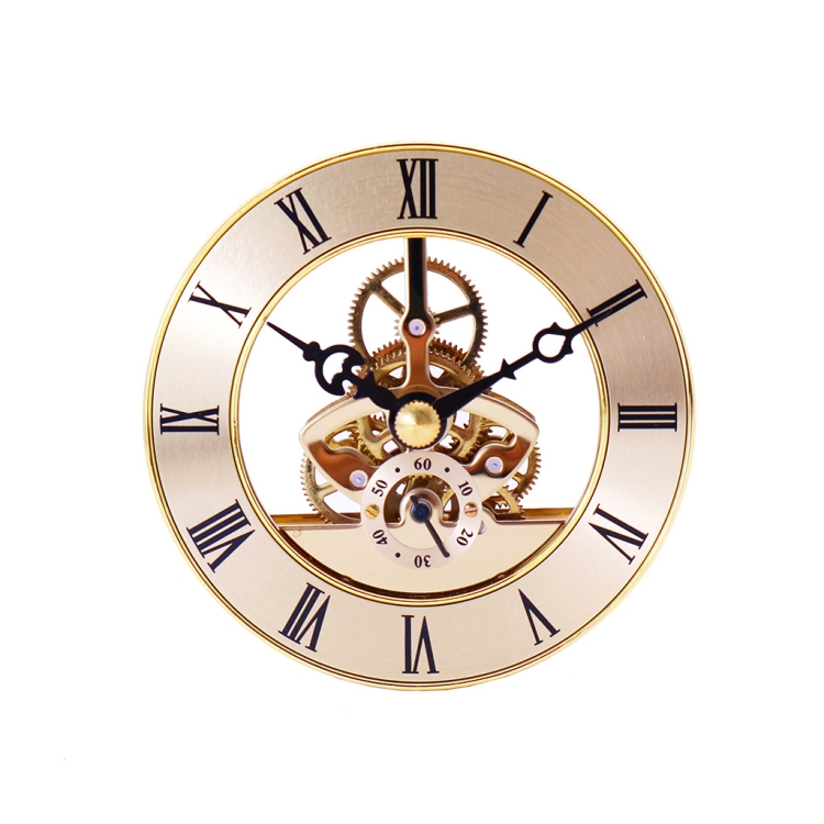 Metal See-through Quartz Clock Gear Clock DIY Accessories