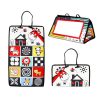 Baby Hanging Toy Foldable Baby Vision Training Pattern Mirror