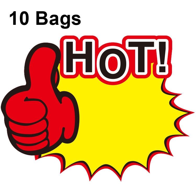 10 bags 18x14cm Explosion Sticker Product Price Tag Supermarket Price Label