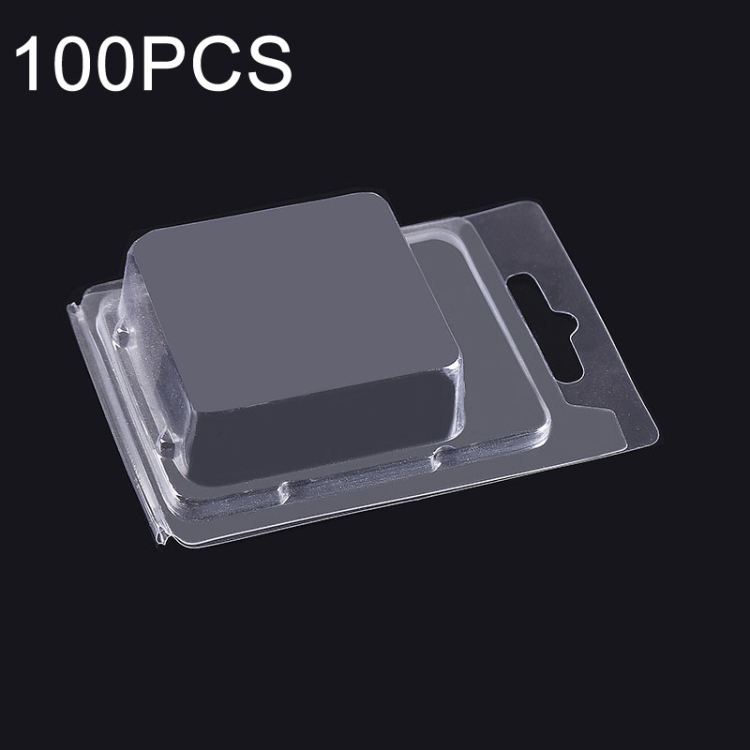 100 PCS Transparent PVC Blister Packaging Boxes For Electronic Products
