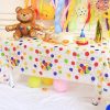 2pcs Birthday Party Disposable Tablecloth Decorations Photo Props 137 x 274cm