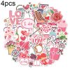 100pcs / Set Valentine Day Gifts Decorative Stickers Cartoon Waterproof Water Cup Sticker, Spec: N15