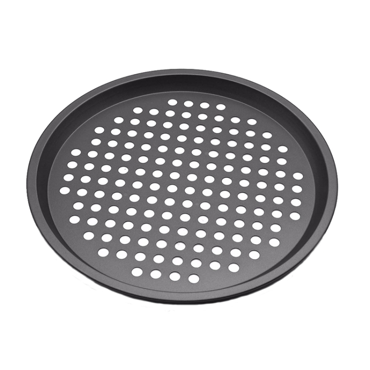 BM1076 Round Pizza Pie Nonstick Baking Pan with Perforated Bottom Baking Mold