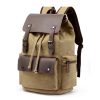 Canvas Leisure Backpack Computer Bag Student School Bag