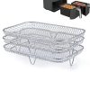 Air Fryer Accessories Three-Layer Steam Rack Stackable Dehydration Rack