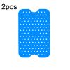 For NINJA DZ201 DZ401 Air Fryers 2pcs Silicone Pad Rectangular Liner