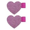 2pcs Mini Self-Adhesive Love Pen Holder PU Pen Clip Elastic Band Pen Insert