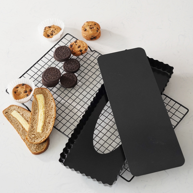 BM1026 14 inch Rectangular Toast Bread Pan Kitchen Ripple Cake Mold