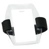 PVC Soft Plastic Card Holder Polyester Reflective Wristband Badge Card Holder Arm Adjustable ID Badge