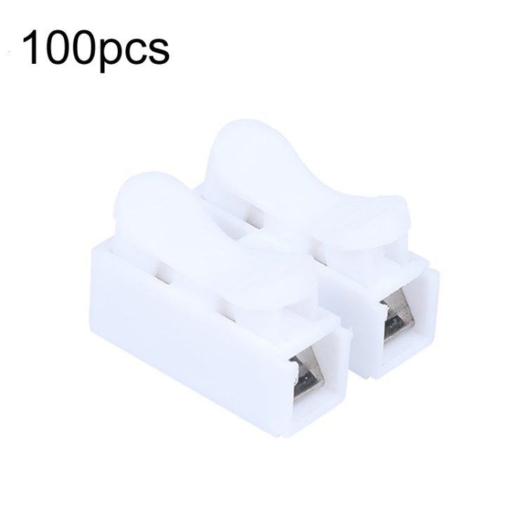100pcs Self-Locking Push Type Ceiling Light Quick Terminal Block