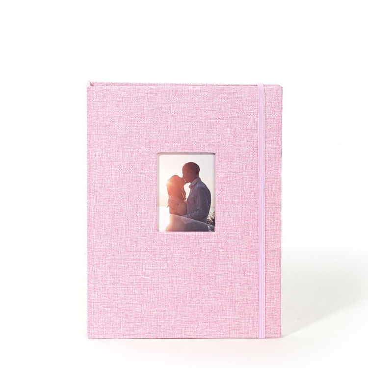 3-inch 208 Pockets Cotton Linen Photo Album Photocard Holder