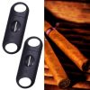 2pcs Portable Stainless Steel V Shaped Plastic Cigar Cutter Opening Hole