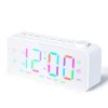 RGB Color Changing LED Digital Alarm Clock with FM Radio Built-in 8 Natural Music