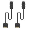 2pcs 5V ARGB 3-pin Light Mode Fan Speed Adjustment Color Controller SATA Power Supply