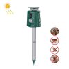 SK698 Solar Powered Animal Repeller 360 Degree Strobe Light Bird Repeller Ultrasonic Rat Repeller