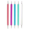 5pcs/set Pottery Tool Indentation Pen Manicure Point Drill Pen