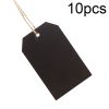 10pcs/Set Mini Hanging Wooden Message Board Home Holiday Decor Lanyard Chalkboard