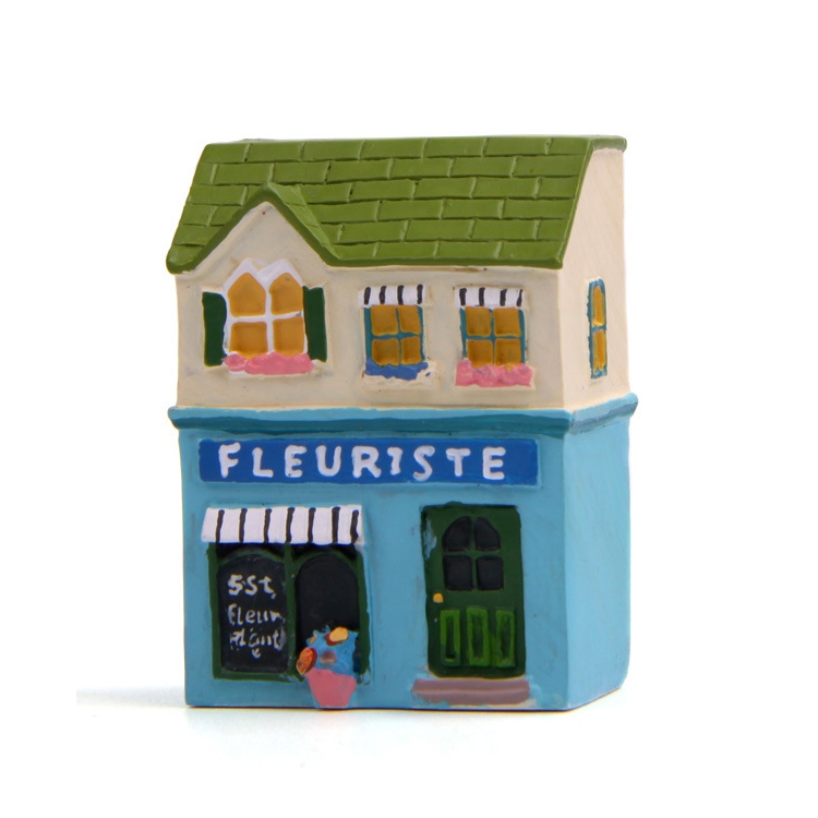 Miniature Village Houses Ornaments for Micro Landscape House Rooms Decorations