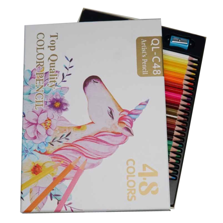 Oil Colored Pencil Art Hand Drawn Set
