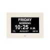 7-inch Digital Frame Calendar Day Clock Light Sensor Support Video and Picture Playback, EU Plug