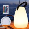 16 Colors LED Night Light with Handle Hanging Lantern USB Rechargeable Table Lamp