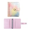A7 Puzzle Pattern Hand Account Notebook Pocket Diary Book Loose-Leaf Cash Budget Book
