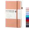 A6 PU Leather Notebook Business Notepad 96 Sheets Inner Pages