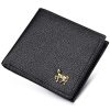 Men Horizontal Wallet Multifunctional Business Tri-fold Card Holder