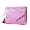 Ladies Wallet Tassel Trifold Crocodile Pattern Coin Purse Card Holder