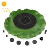Lotus Leaf Solar Fountain Outdoor Garden Floating Landscaping