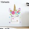 10sheets Cartoon Wall Sticker Switch Socket Beautification Decorative Sticker
