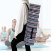 Printed Yoga Shoulder Backpack Thickened Yoga Mat Bag Sports Gym Bag