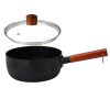 22cm With Cover Boil Instant Noodles Non-Stick Pan Baby Food Supplement Pan Maifan Stone Small Milk Pot