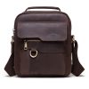 HUMERPAUL Men Leather Cross-Body Bag Shoulder Bag