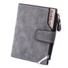 DEABOLAR Casual Retro Canvas Pattern Multifunctional Medium Long Wallet