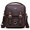 HUMERPAUL Men Shoulder Bag Retro Leather Crossbody Bag