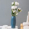 Durable Drop-Proof And Crack-Proof Thickened PE Dried Flower Ornaments Imitation Glaze Living Room Flower Arrangement Vase