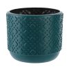 Simple PE Vase Wet And Dry Flower Arrangement Container Imitation Glaze Decorative Wrestling Resistant Flower Pot