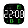 6633 LED Screen Digital Display Timing Desktop Alarm Clock Living Room Hanging Clock