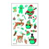 10pcs Christmas Glow Waterproof Cartoon Tattoo Sticker