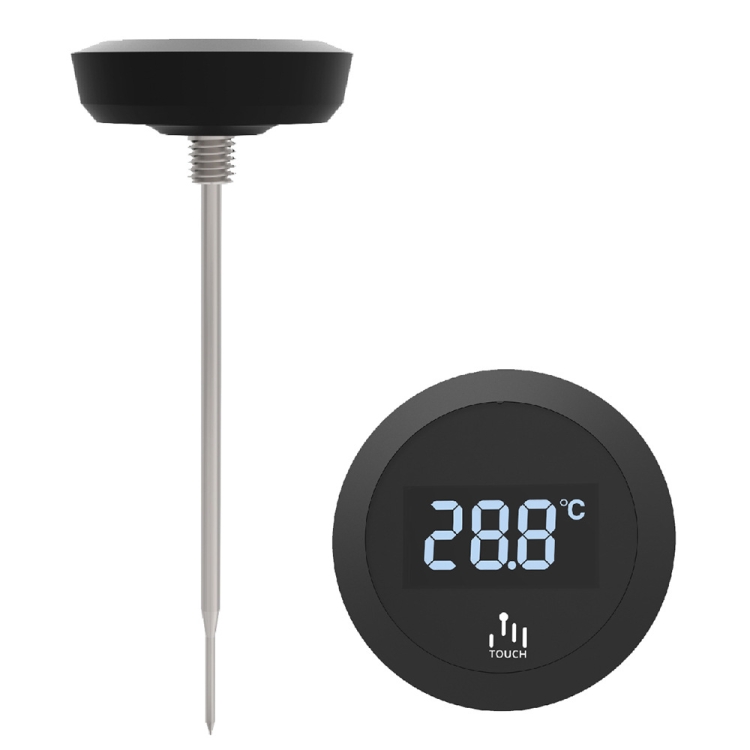LCD Wireless Waterproof Thermometer with Long Probe for Coffee Brewing Baking Cooking