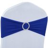 Tie-Free Elastic Chair Back Flower Bow Chair Cover Seat Decoration Ties Hotel Wedding Supplies