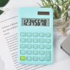 8-digit Candy Colored Solar Calculator Multifunctional Mini Student Electronic Calculator
