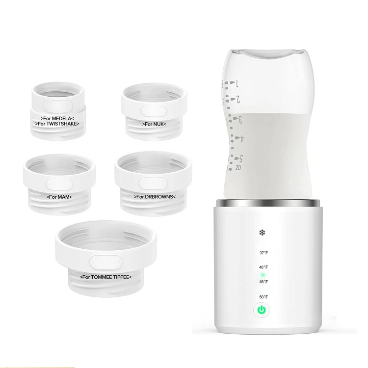 Baby Bottle Warmer 10000mAh USB Rechargeable Heater With 2 Adapter