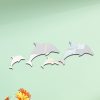 4pcs /Set Acrylic Dolphin Stereo Wall Stickers Home Wall Decoration