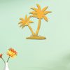 Acrylic Coconut Tree Mirror Stereo Wall Stickers Home Decoration Soft Mirror