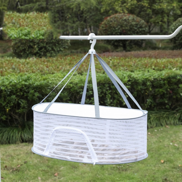 50 x 70cm Foldable Drying Fishing Vegetables Fish Net Hanging Clothes Drying Storage Shelf